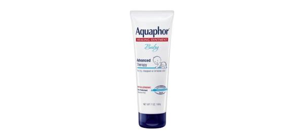 Aquaphor Baby Healing Ointment on white background