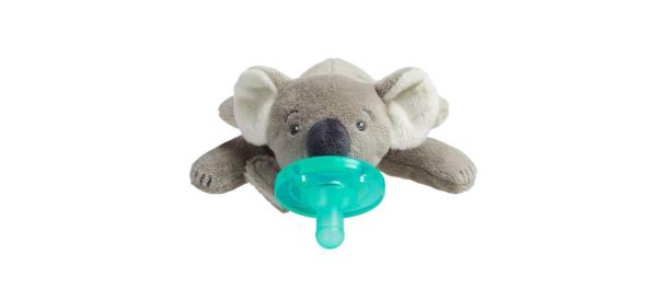 Philips Avent Soothie Snuggle Pacifier Holder with Detachable Pacifier (Koala)